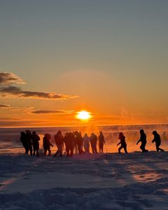 Sunset in Iceland