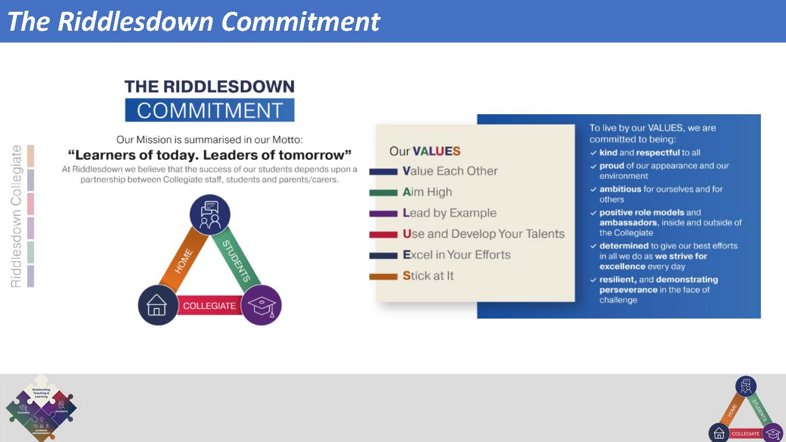 The Riddlesdown Commitment